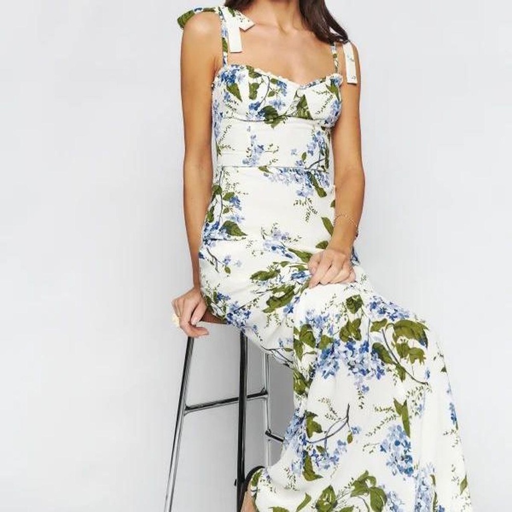 Reformation Jaden Hydrangea dress size 2